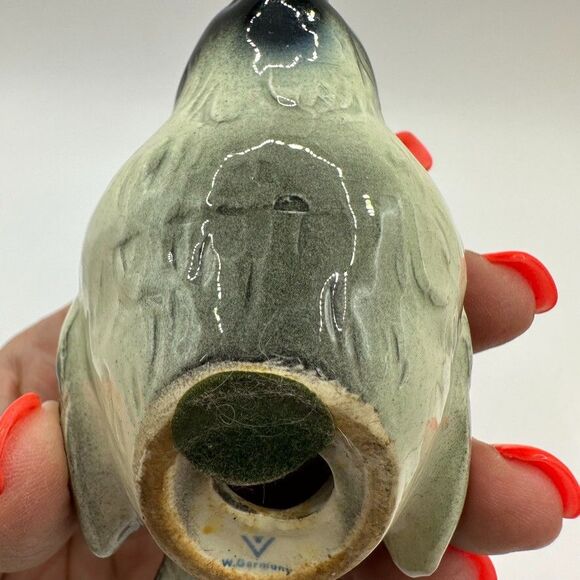 Vintage Goebal West Germany Sparrow Bird Figuine CV75 Porcelain Brown - Picture 9 of 16